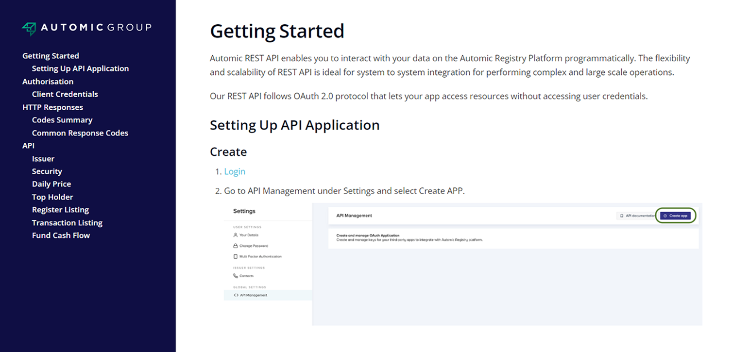 Fund Registry Features | Automic Group